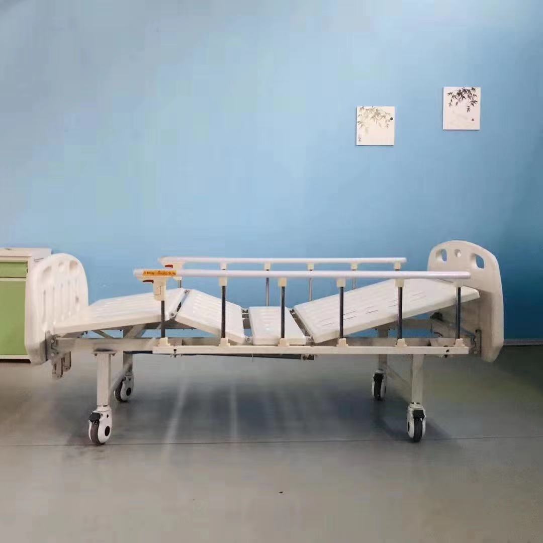 2 hand crank hospital bed