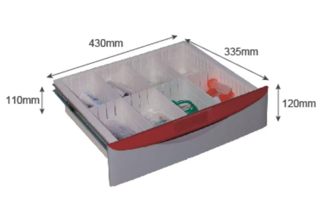 2pcs middle size drawers