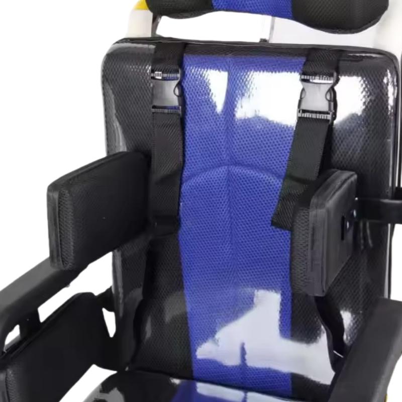 Chest fixation design on the CP reclining wheelchair