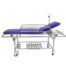 Durable Stainless Steel Ambulance Cot - Adjustab