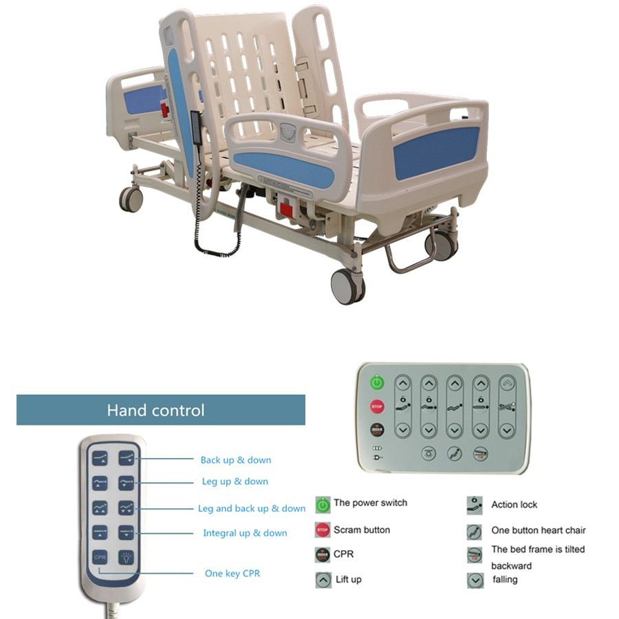 hospital beds up and down button