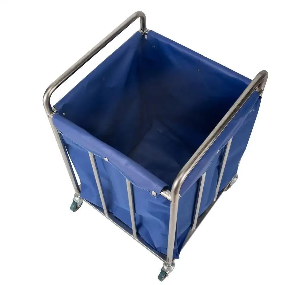 Hospital Linen Carts for Laundry and Supply Storage with swival castors