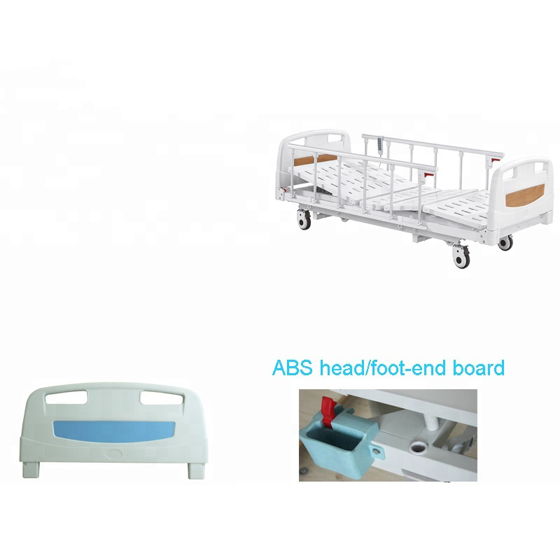 Ultra low hospital bed detachable board