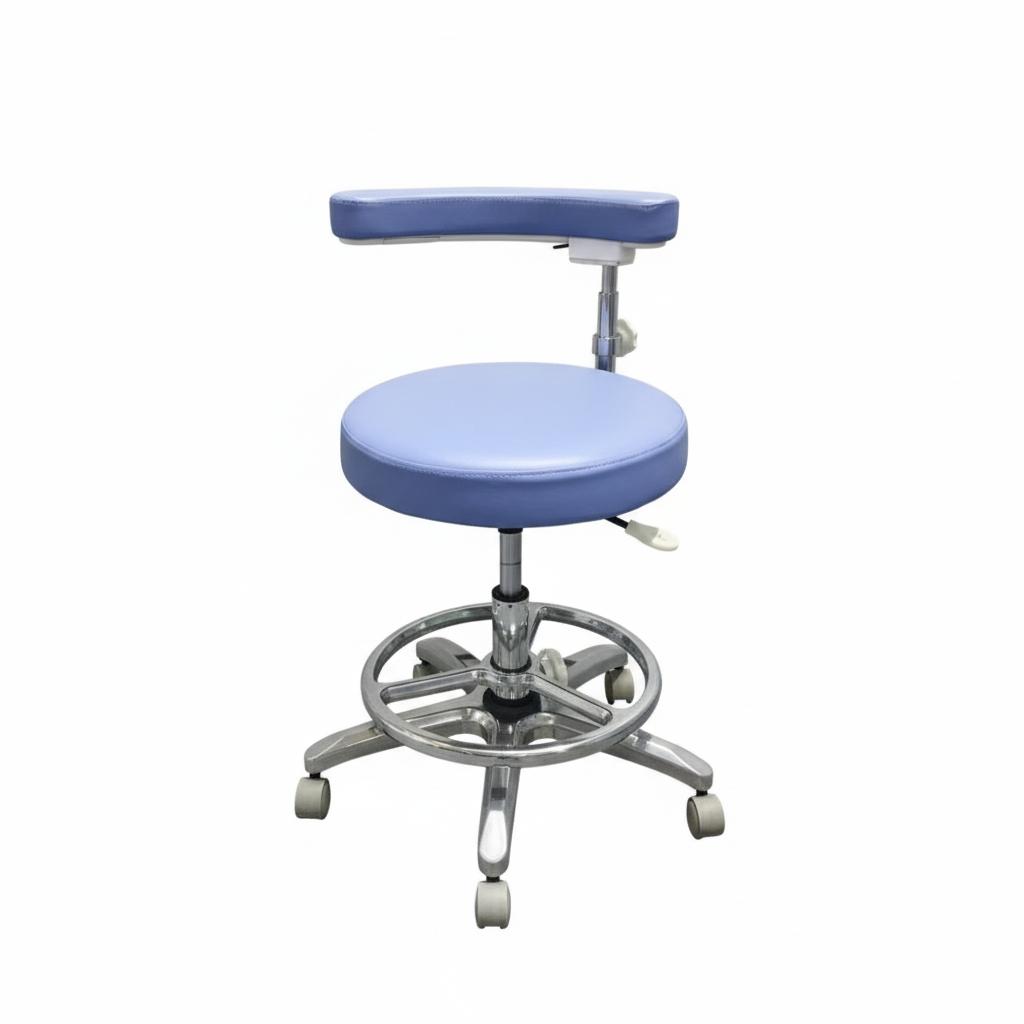 adjustable height with foot control stool