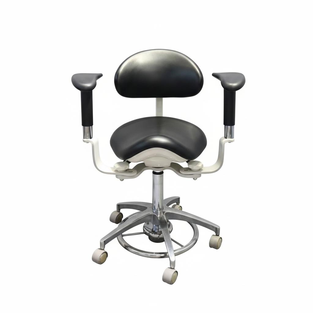 armrest 360° rotation stool for hospital