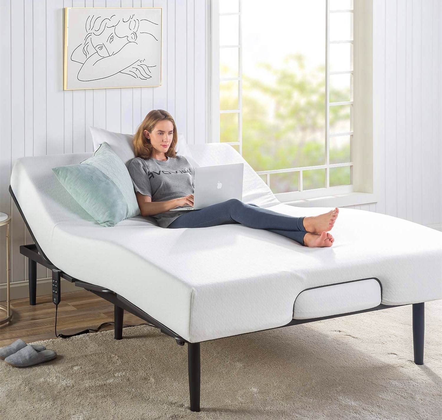 benefit of adjustable bed for pregnance