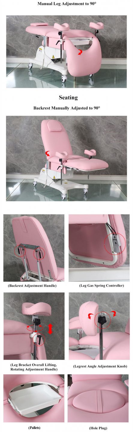 electric gynecological chair function