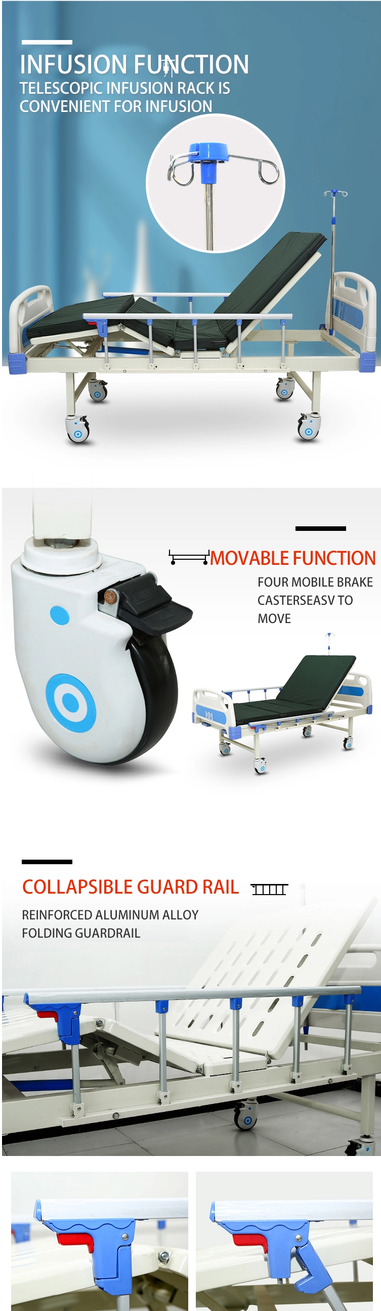 function of the hospital bed accessories