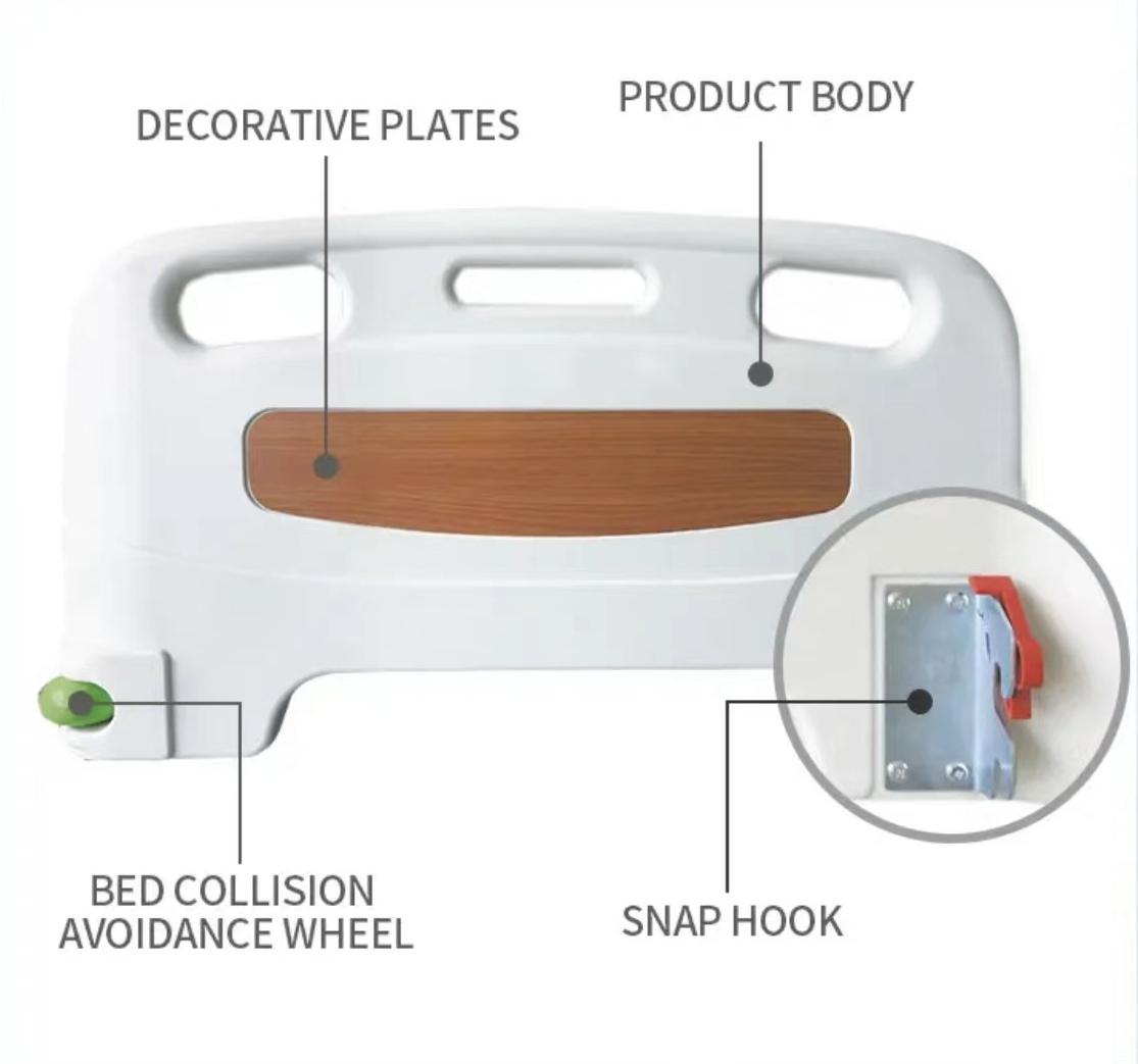 hospital bed board design feature