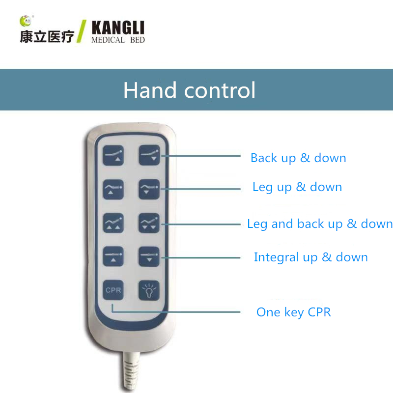 hospital bed hand controls