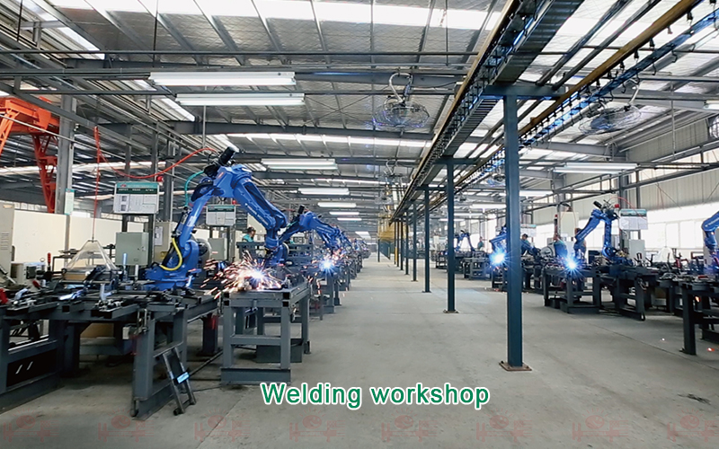 hospital bed manufacturer in welding workshop