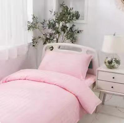hospital bed sheet set with little pillow