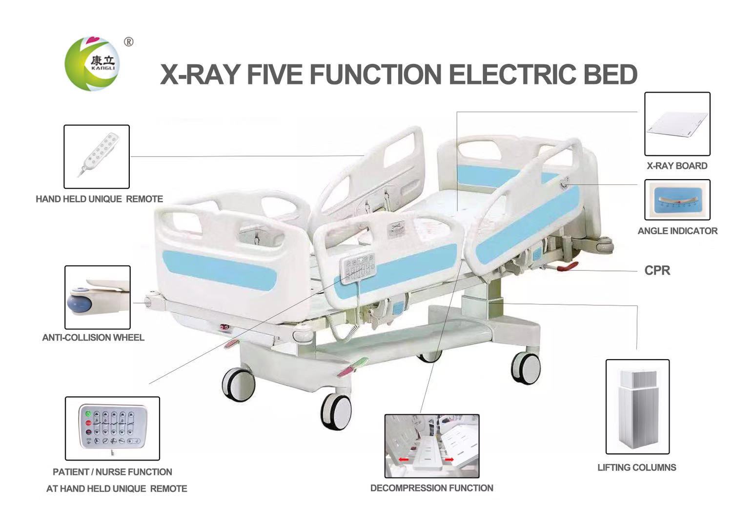 paramount electric hospital bed specification