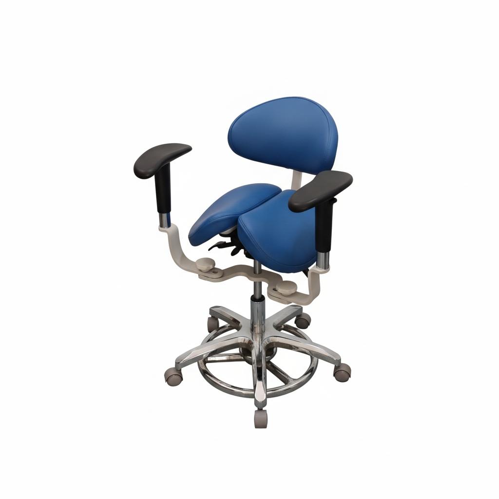 saddle style stool for hospital office