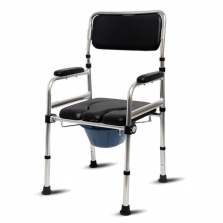 shower commode chair with wheels and armrests