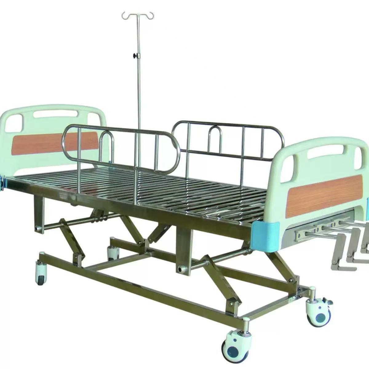 stainless steel main structure on hospital bed