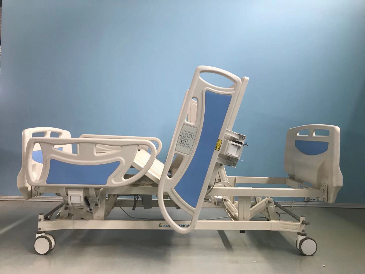 electric hospital bed with side rails